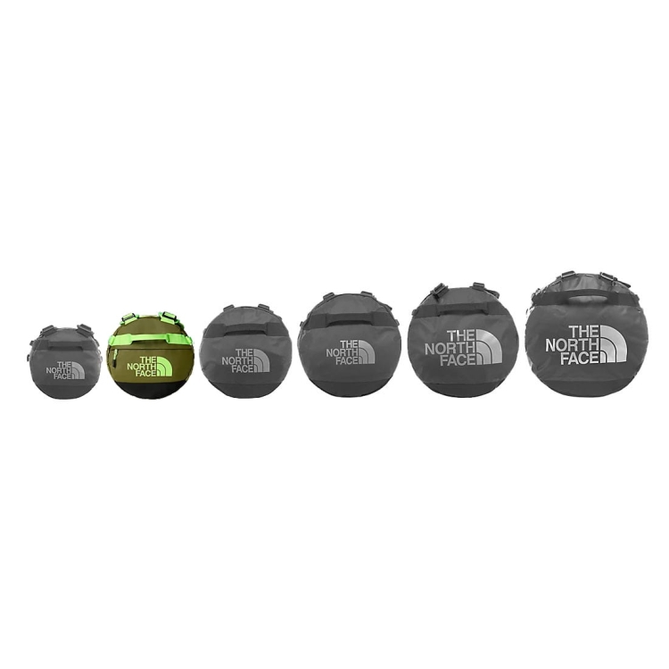 Torba turystyczna The North Face Base Camp Duffel S - Forest Olive-Safety Green-TNF Black