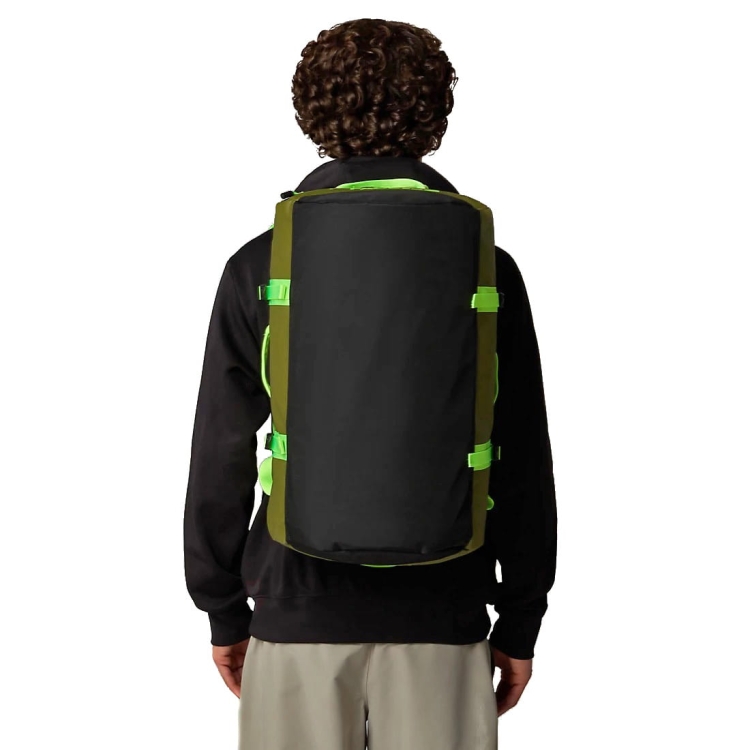 Torba turystyczna The North Face Base Camp Duffel S - Forest Olive-Safety Green-TNF Black