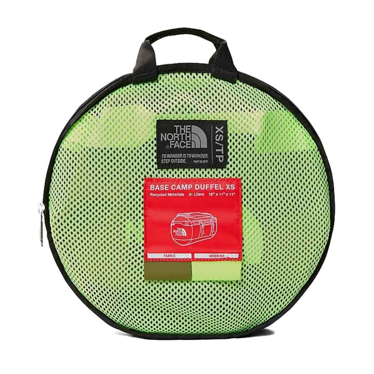 Torba turystyczna The North Face Base Camp Duffel XS - Forest Olive-Safety Green-TNF Black