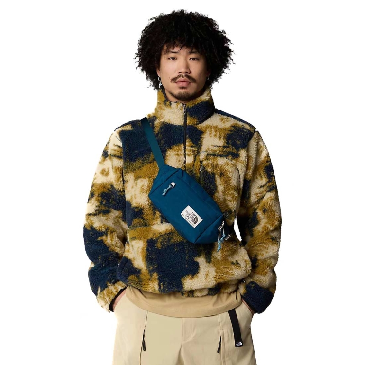 Klasyczna biodrówka The North Face  Berkeley Lumbar - Midnight Petrol-Algae Blue