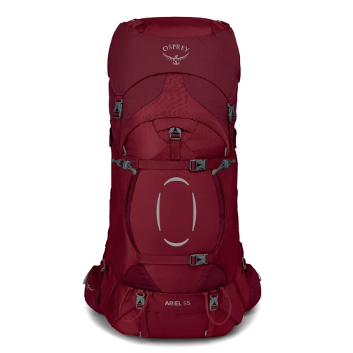 Trekingowy plecak damski Osprey Ariel 55 WXS/S - Claret Red