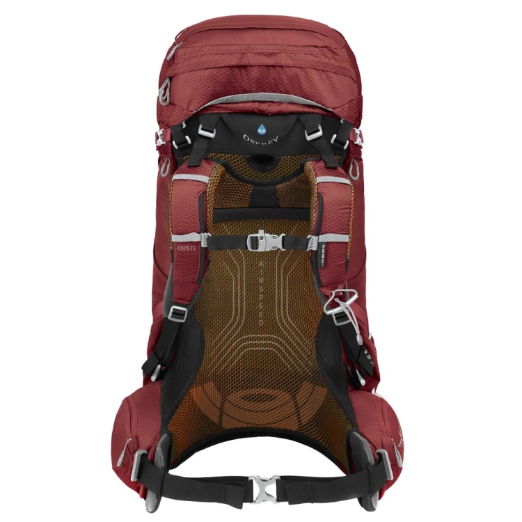 Damski plecak turystyczny Osprey Aura AG 65 WM/L - Berry Sorbet Red
