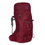 Dwukomorowy plecak damski Osprey Ariel 65 WXS/S - Claret Red