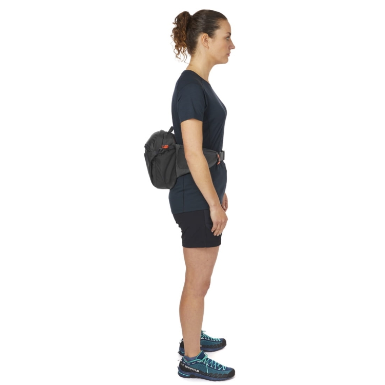 Duża biodrówka turystyczna Lowe Alpine Space Case 7 - Black