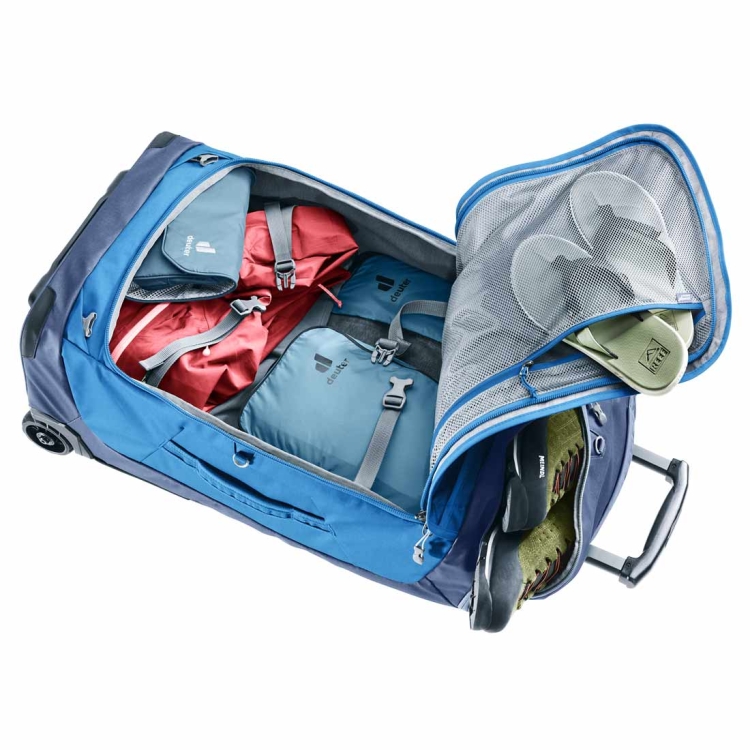 Pojemna torba podróżna Deuter Duffel Pro Movo 60 - Neptune-Nightblue