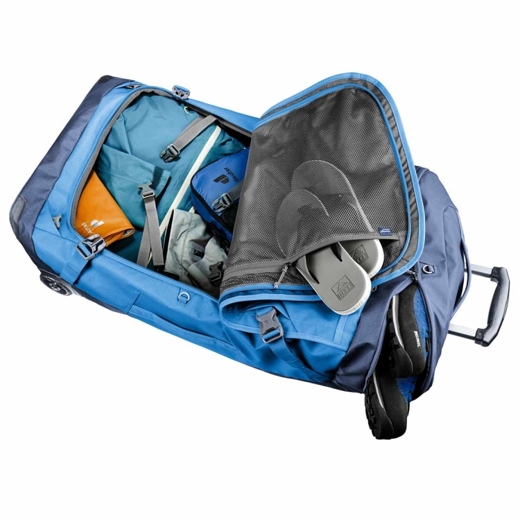 Torba podróżna na kółkach Deuter Duffel Pro Movo 90 - Neptune-Nightblue