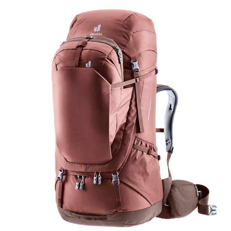 Damski plecak transportowy Deuter Voyager 60+10 SL - Caspia-Raisin