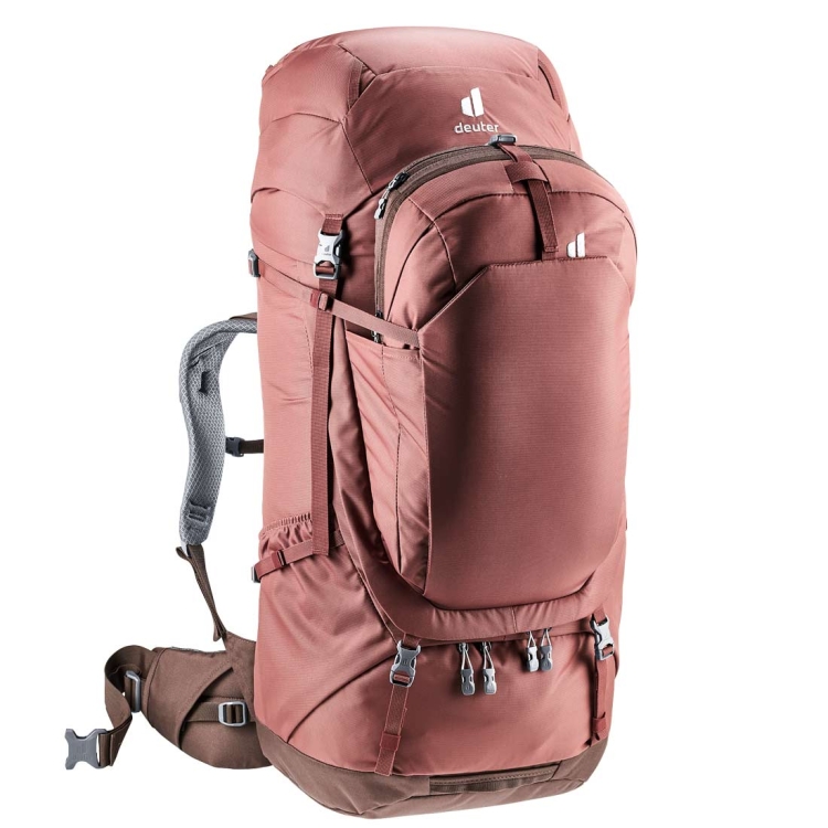 Damski plecak transportowy Deuter Voyager 60+10 SL - Caspia-Raisin