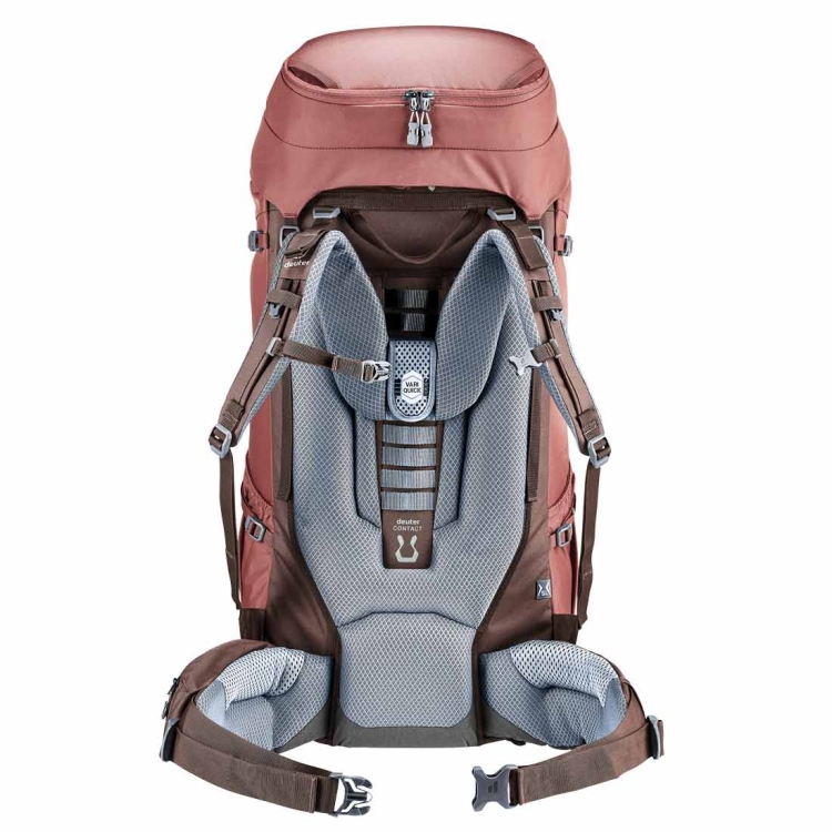 Damski plecak transportowy Deuter Voyager 60+10 SL - Caspia-Raisin