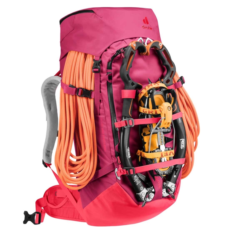 Damski plecak freeridowy Deuter Freescape Pro 38+ SL - Ruby-Hibiscus
