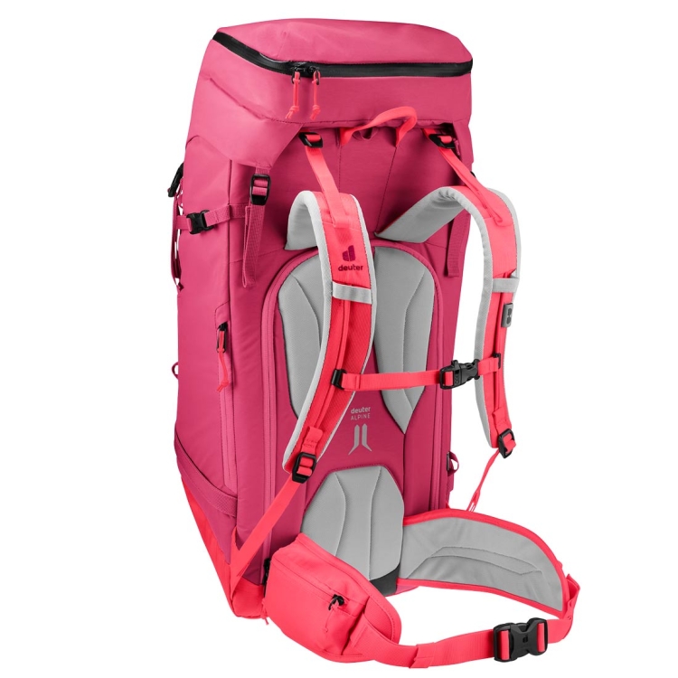Damski plecak freeridowy Deuter Freescape Pro 38+ SL - Ruby-Hibiscus