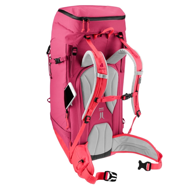 Damski plecak freeridowy Deuter Freescape Pro 38+ SL - Ruby-Hibiscus
