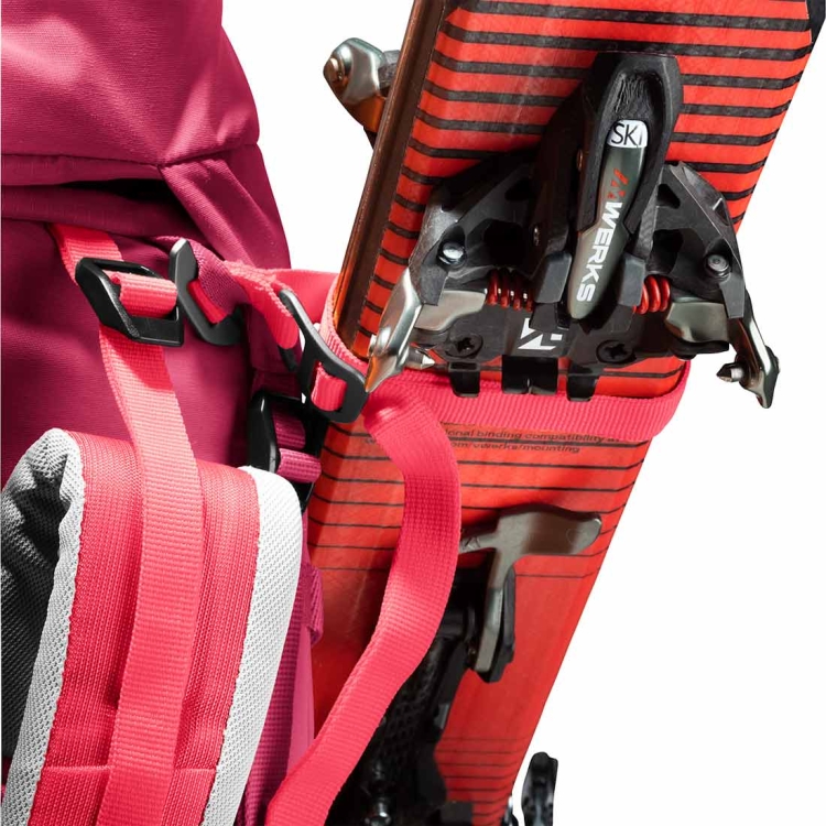 Damski plecak freeridowy Deuter Freescape Pro 38+ SL - Ruby-Hibiscus