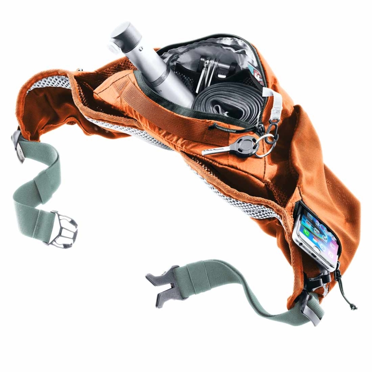 Pojemna biodrówka sportowa Deuter Pulse 3 - Chestnut-Teal