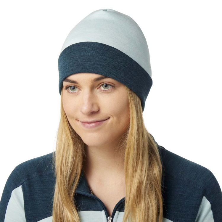 Czapka Smartwool Thermal Merino Reversible Cuffed Beanie – Twilight Blue Heather
