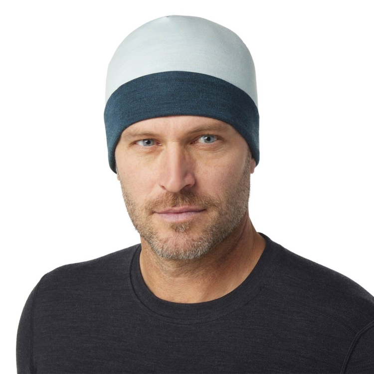 Czapka Smartwool Thermal Merino Reversible Cuffed Beanie – Twilight Blue Heather