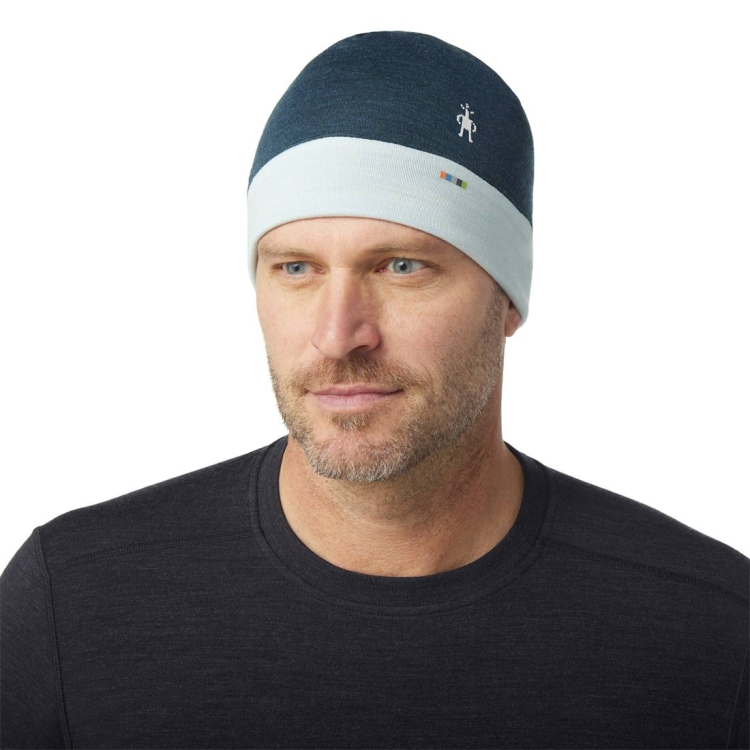 Czapka Smartwool Thermal Merino Reversible Cuffed Beanie – Twilight Blue Heather
