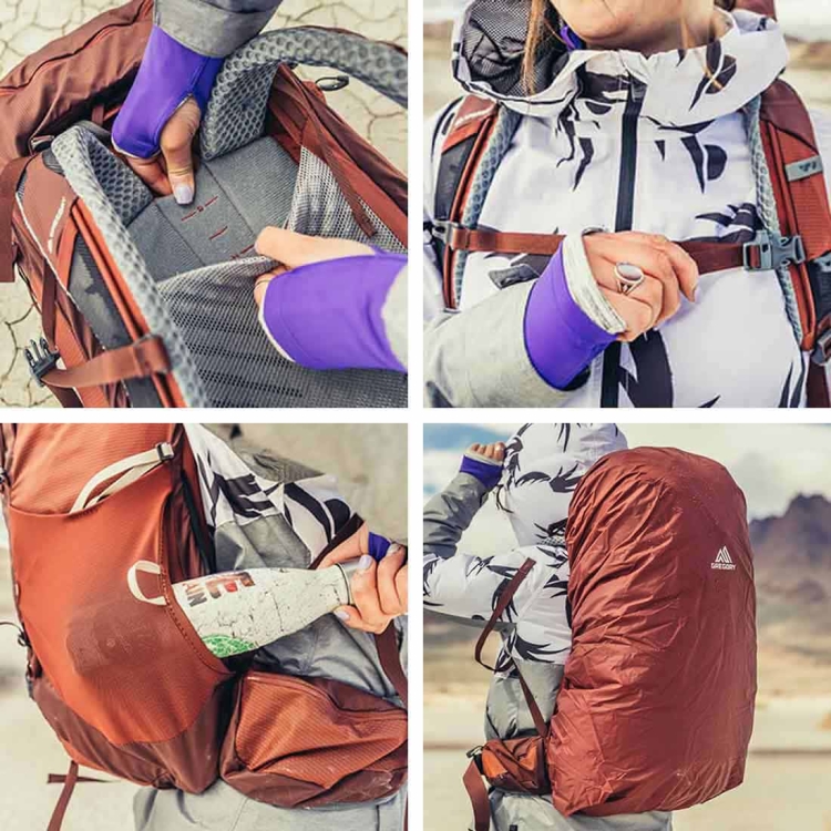 Damski plecak turystyczny Gregory Maven 35 XS/S - Helium Grey