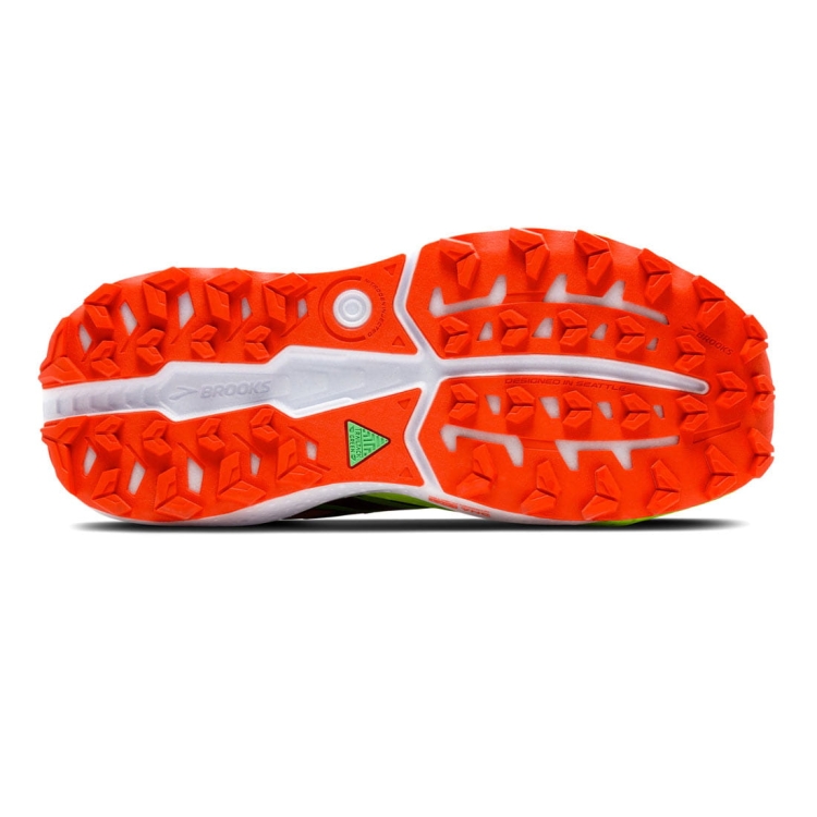 Męskie buty do biegania Brooks Caldera 7 - Cherry Tomato/Phantom/Lime