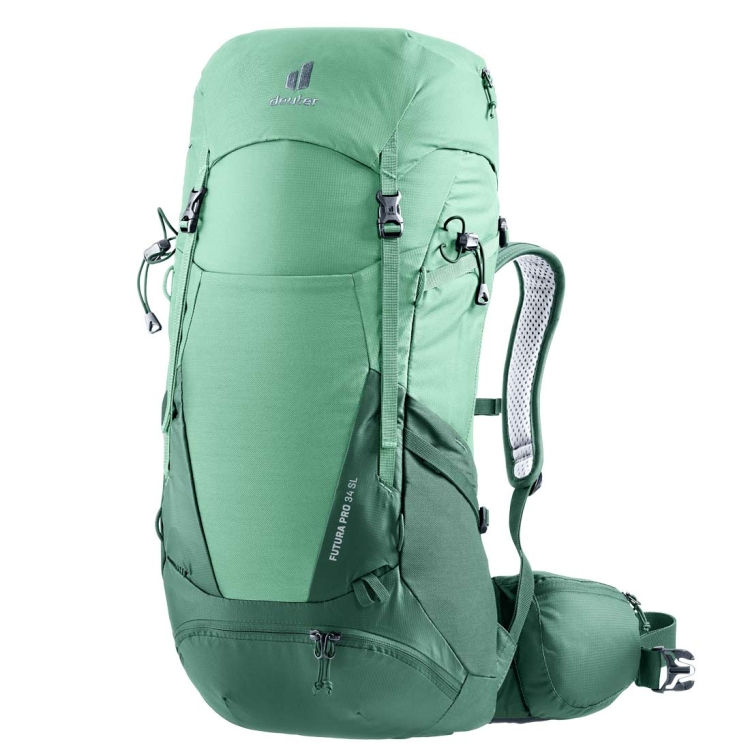 Damski plecak trekkingowy Deuter Futura Pro 34 SL - Spearmint-Seagreen