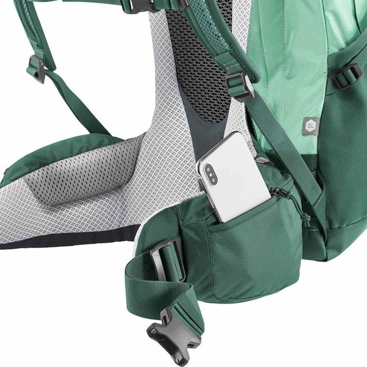 Damski plecak trekkingowy Deuter Futura Pro 34 SL - Spearmint-Seagreen