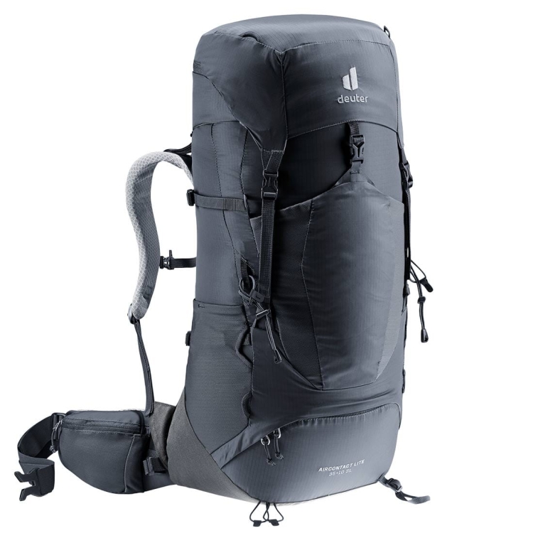 Lekki plecak damski Deuter Aircontact Lite 35+10 SL - Black-Graphite
