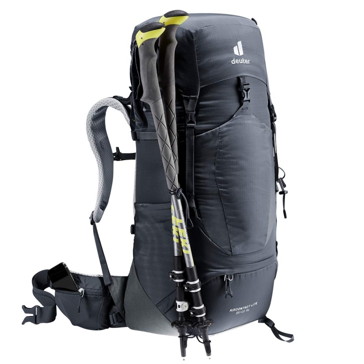 Lekki plecak damski Deuter Aircontact Lite 35+10 SL - Black-Graphite