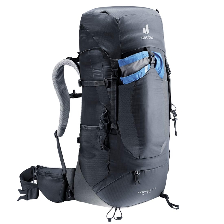 Lekki plecak damski Deuter Aircontact Lite 35+10 SL - Black-Graphite