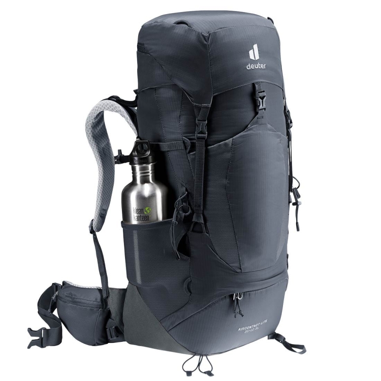 Lekki plecak damski Deuter Aircontact Lite 35+10 SL - Black-Graphite