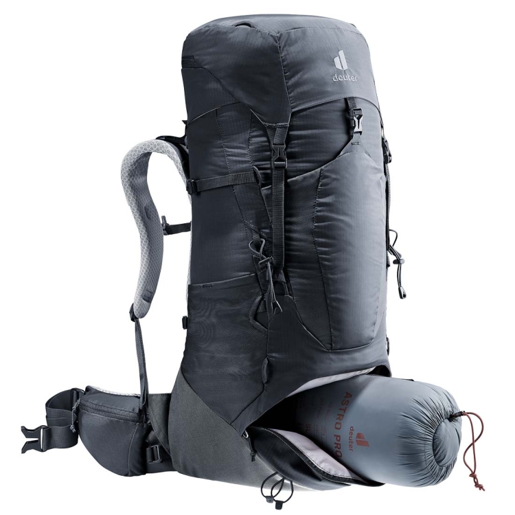 Lekki plecak damski Deuter Aircontact Lite 35+10 SL - Black-Graphite