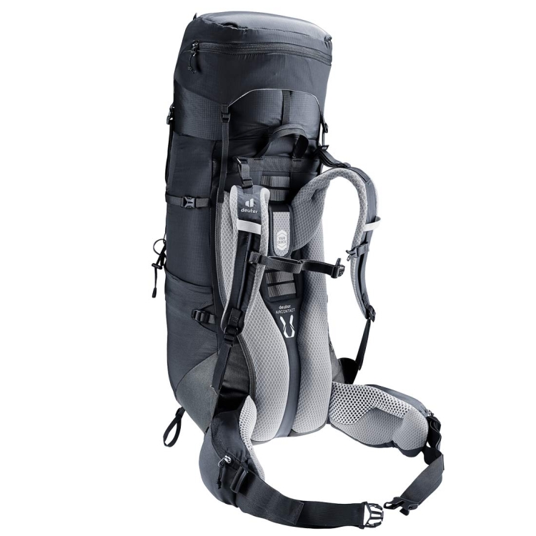 Lekki plecak damski Deuter Aircontact Lite 35+10 SL - Black-Graphite