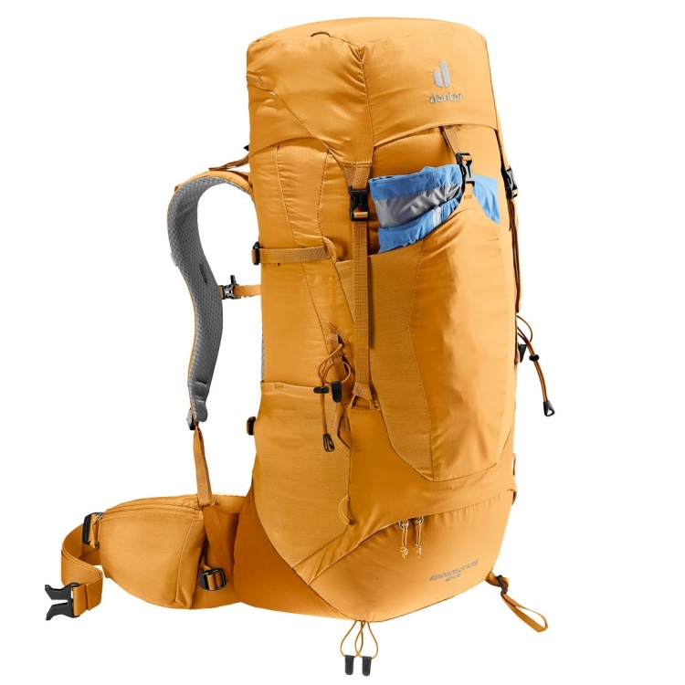 Dwukomorowy plecak turystyczny Deuter Aircontact Lite 40+10 - Amber-Maple