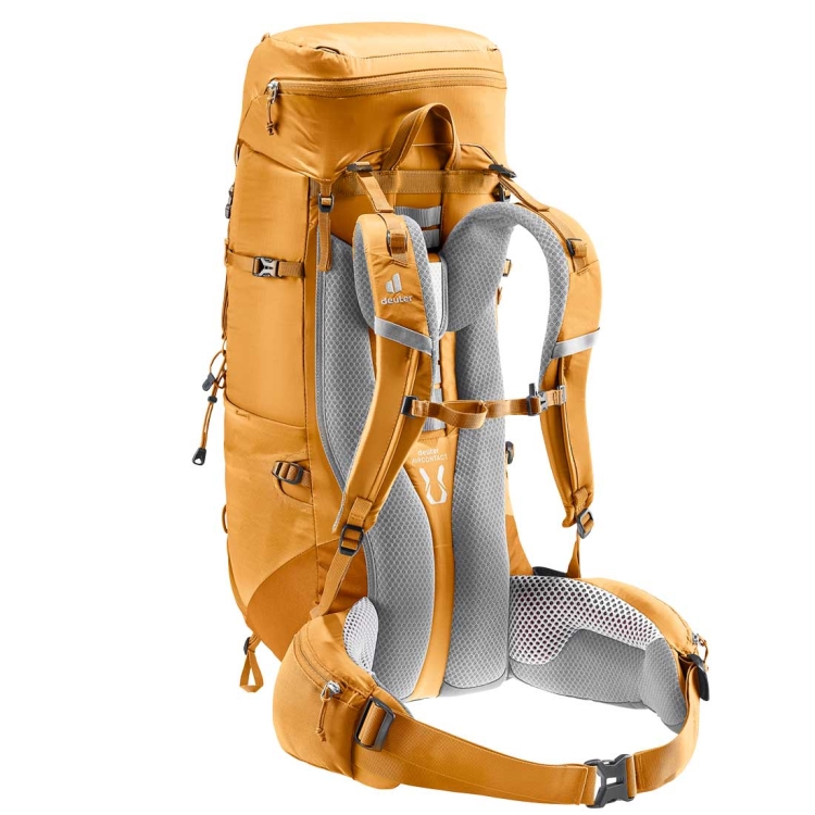 Dwukomorowy plecak turystyczny Deuter Aircontact Lite 40+10 - Amber-Maple