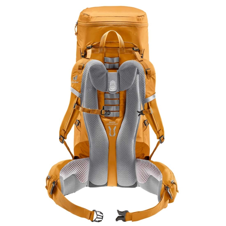 Dwukomorowy plecak turystyczny Deuter Aircontact Lite 40+10 - Amber-Maple