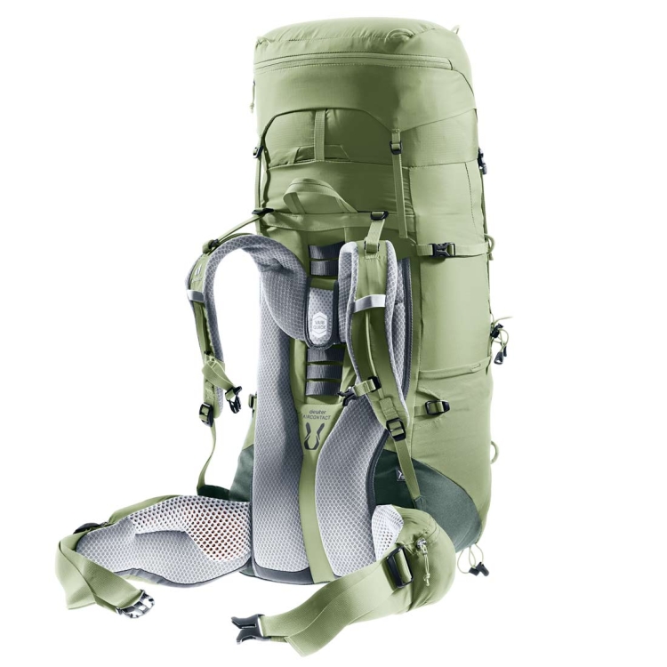 Damski plecak trekkingowy Deuter Aircontact Lite 45+10 SL - Grove-Ivy