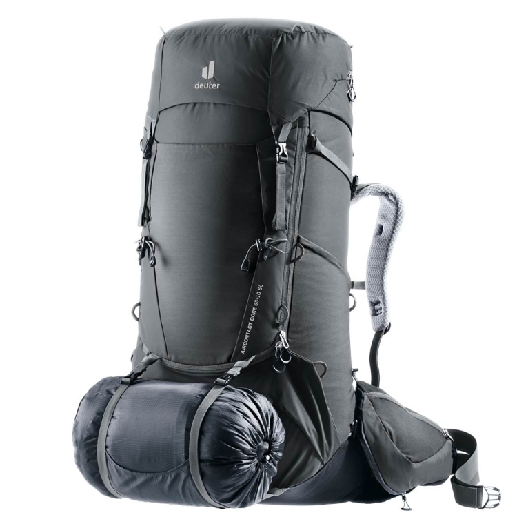 Damski plecak turystyczny Deuter Aircontact Core 65+10 SL - Graphite-Black