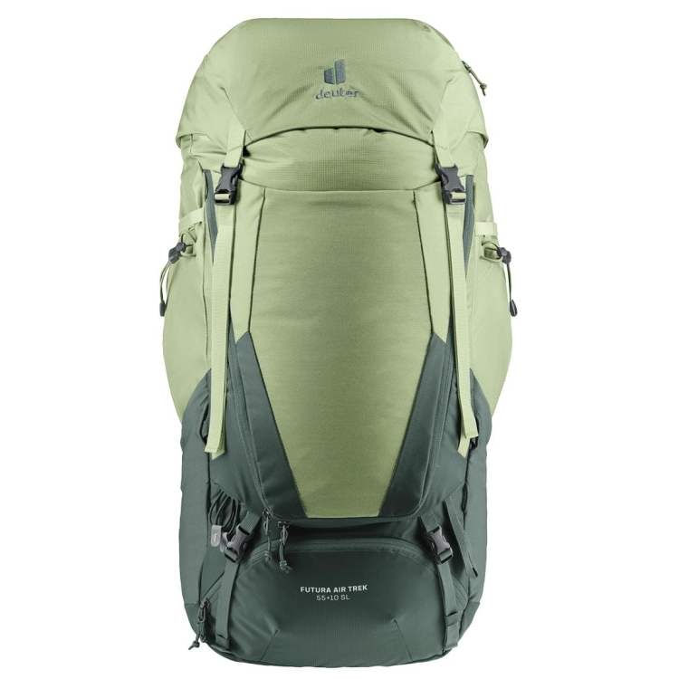 Damski plecak trekkingowy Deuter Futura Air Trek 55+10 SL - Grove-Ivy