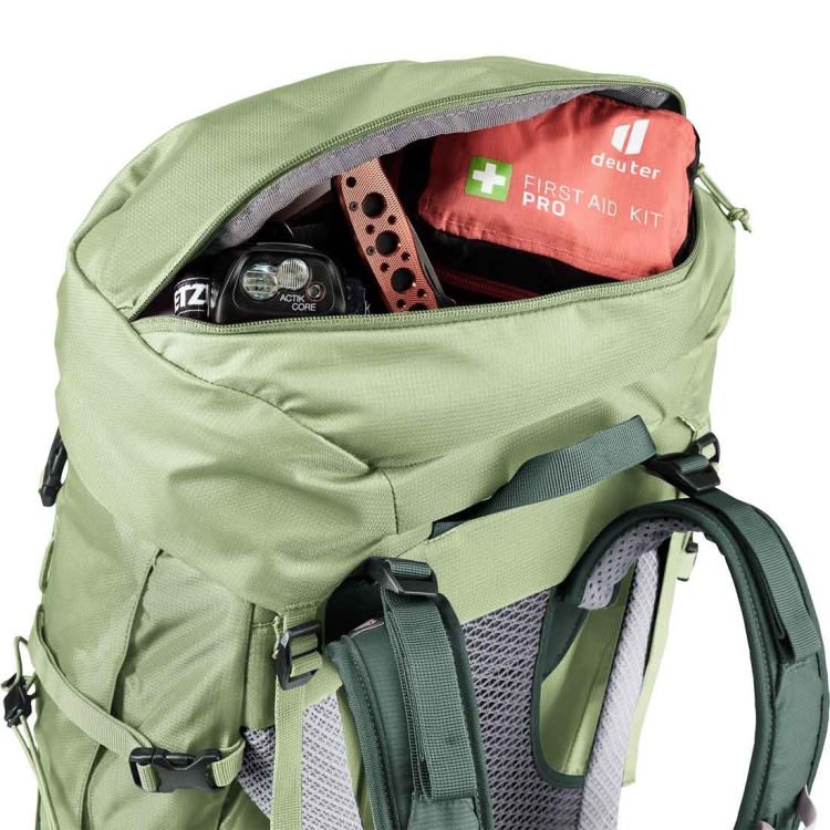 Damski plecak trekkingowy Deuter Futura Air Trek 55+10 SL - Grove-Ivy