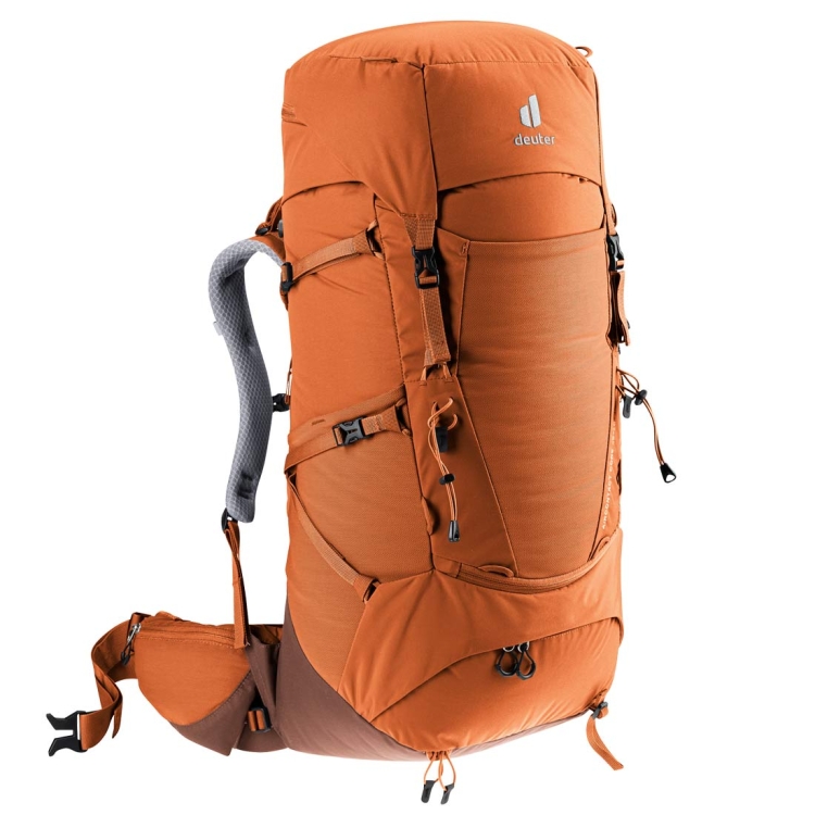 Damski plecak turystyczny Deuter Aircontact Core 45+10 SL - Chestnut-Umbra