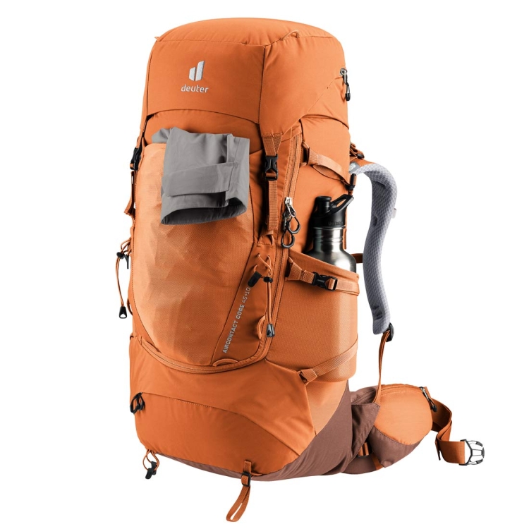 Damski plecak turystyczny Deuter Aircontact Core 45+10 SL - Chestnut-Umbra