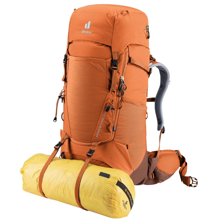 Damski plecak turystyczny Deuter Aircontact Core 45+10 SL - Chestnut-Umbra