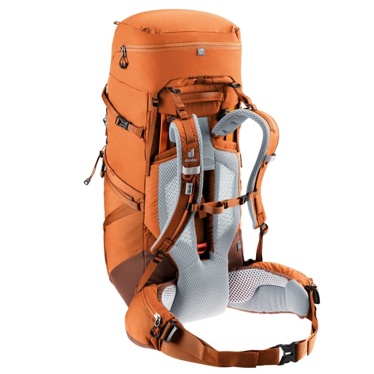 Damski plecak turystyczny Deuter Aircontact Core 45+10 SL - Chestnut-Umbra