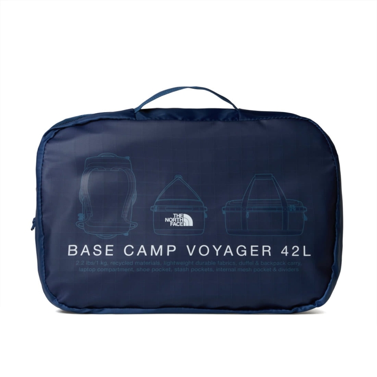 Torba podróżna The North Face Base Camp Voyager 42L - Shady Blue-Summit Navy