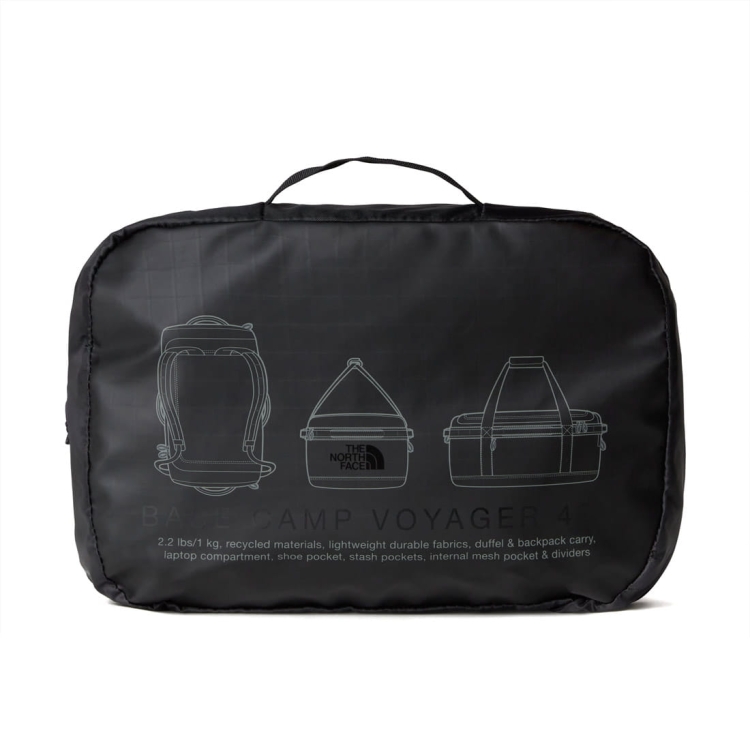 Torba podróżna The North Face Base Camp Voyager 42L - TNF Black-Asphalt Grey