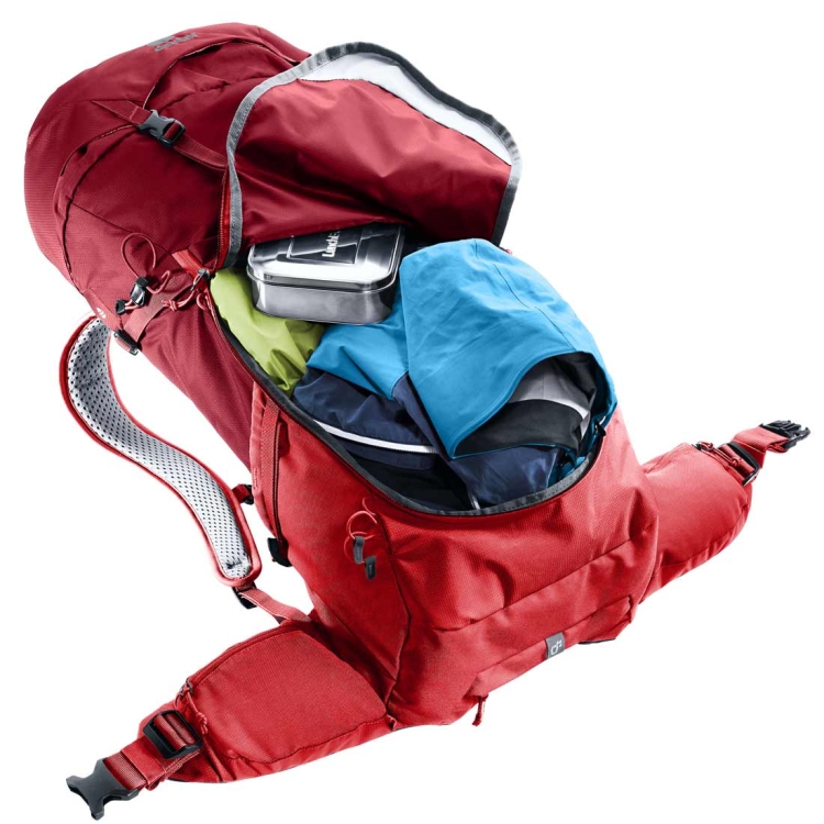 Turystyczny plecak z siatką Deuter Futura 26 - Masala-Cherry