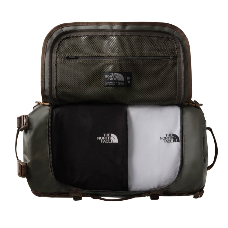Torba turystyczna The North Face Base Camp Duffel S - New Taupe Green-Smokey Brown-Utility Brown