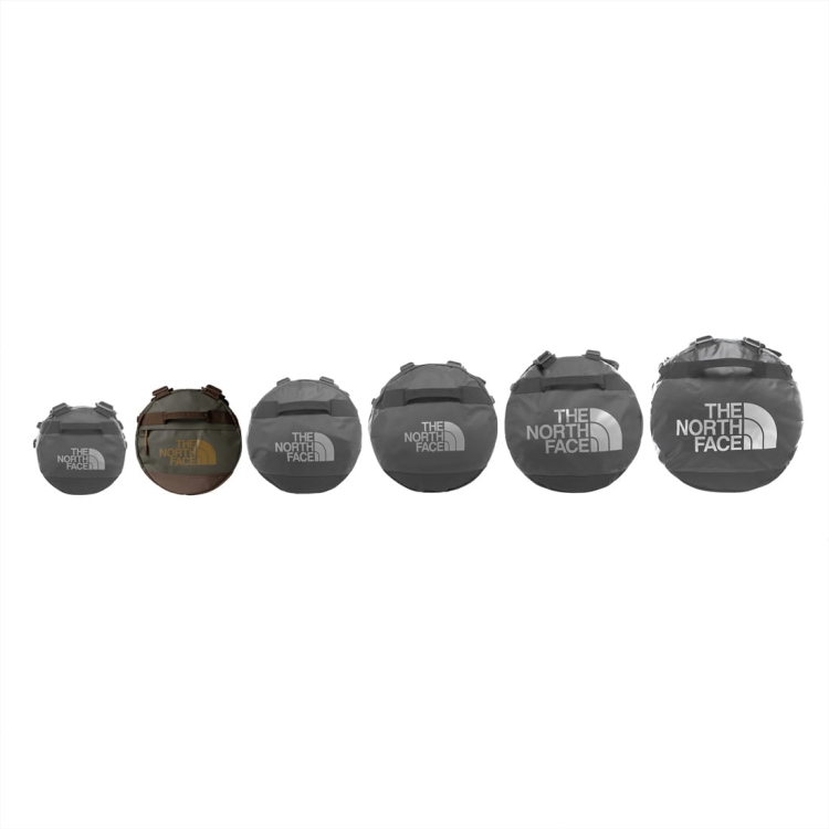 Torba turystyczna The North Face Base Camp Duffel S - New Taupe Green-Smokey Brown-Utility Brown