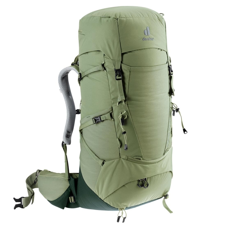 Damski plecak turystyczny Deuter Aircontact Core 45+10 SL - Grove-Ivy