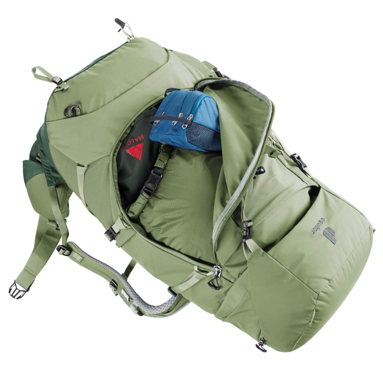 Damski plecak turystyczny Deuter Aircontact Core 45+10 SL - Grove-Ivy