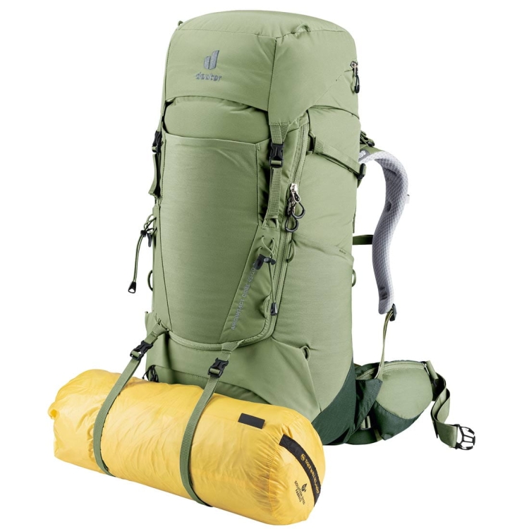 Damski plecak turystyczny Deuter Aircontact Core 45+10 SL - Grove-Ivy